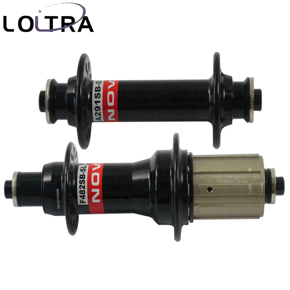 285 г/компл. NOVATEC A291SB SL/F482SB SL hub 9/10/11 speed 20/24 отверстия включают шпажки черного или
