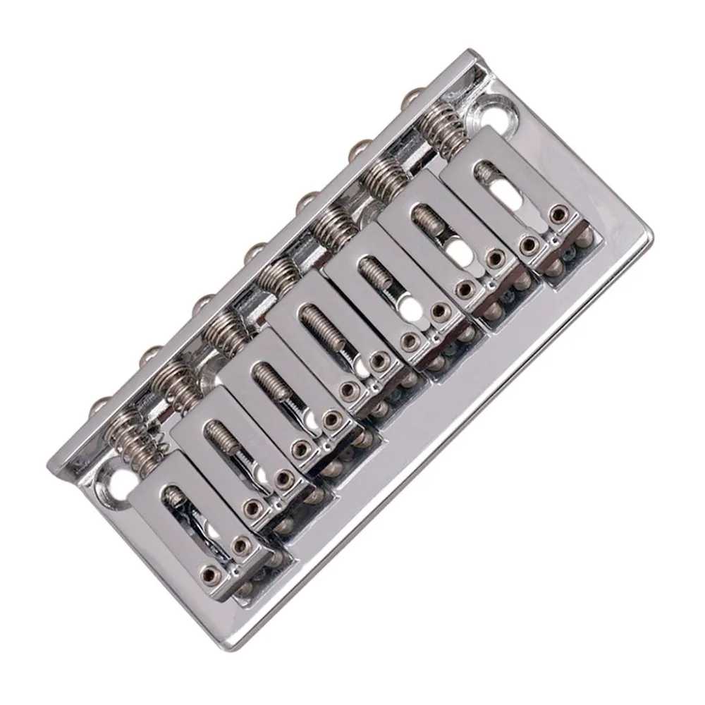 7 String Fixed Saddle Bridge for Electric Guitar Strings Through Body | Спорт и развлечения