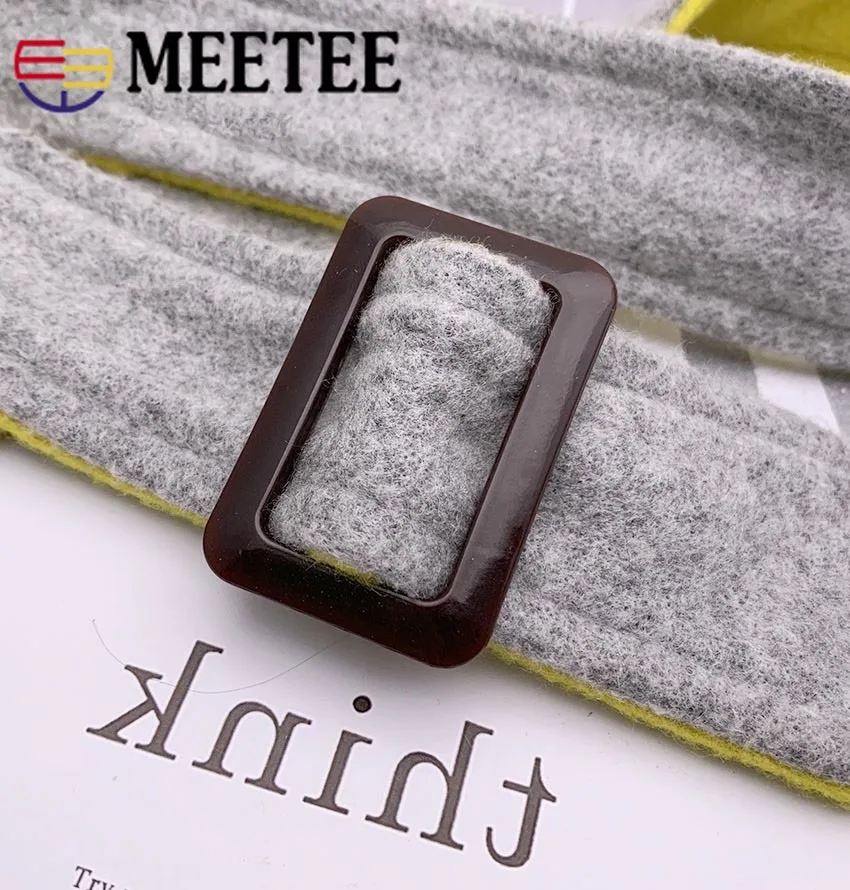 Meetee Tri-glides смола пряжка ремня для пальто ветровка мочевина шарф с пуговицами регулятор декоративные пряжки DIY аксессуары для одежды