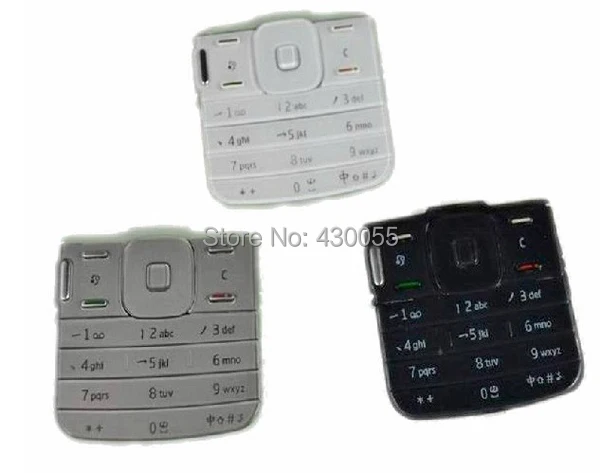 10 шт. новые брендовые клавиатуры для Nokia N79 основной корпус кнопки чехла
