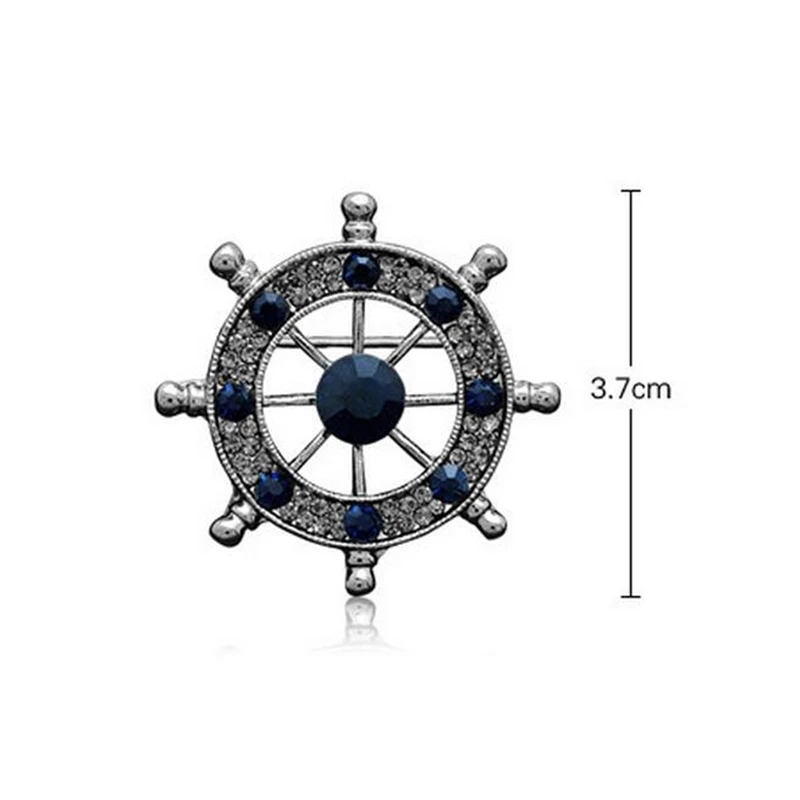 Броши OneckOha Стразы с рулем для мужчин булавка костюма подарок на день отца|brooch
