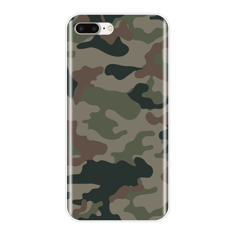 Камуфляжный военный камуфляжный чехол для телефона Apple iPhone 6 S 7 8 X XR XS Max