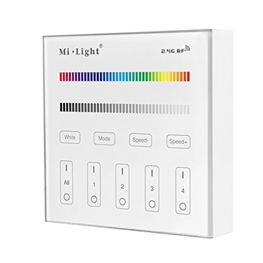 Умная сенсорная панель Mi Light контроллер T1 T2 T3 T4 B1 B2 B3 B4 Одноцветный/RGBW/RGB + CCT для