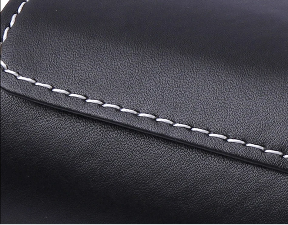 Черный/коричневый кожаный круглый Спортивный Портативный новый рулон часов