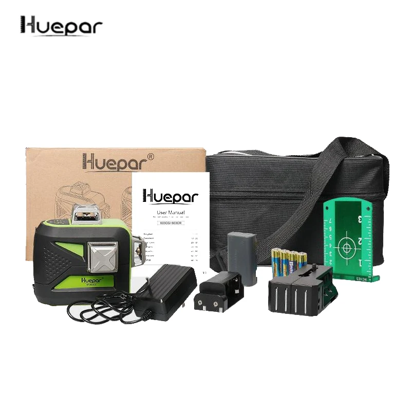 Бренд Huepar 8/12 линии 3D LD диодный лазерный уровень самонивелирующийся 360