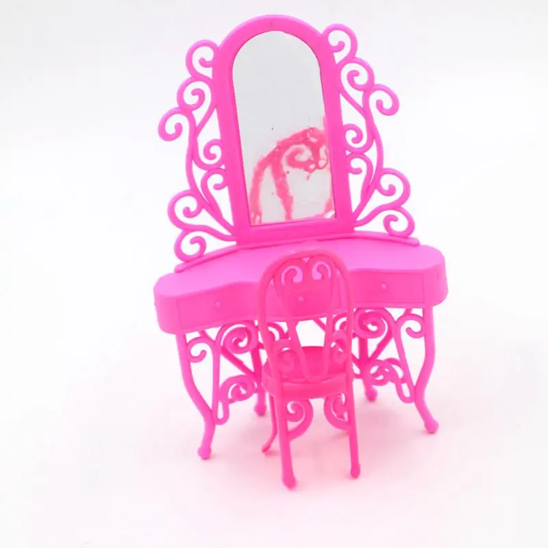 Новый 3 стилей необычные куклы комод стол дети девочки игрушка макияж