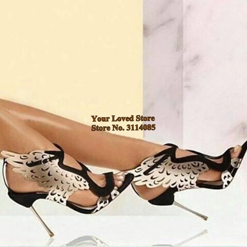 Женские босоножки цвета шампанского с золотыми бабочками туфли-лодочки на