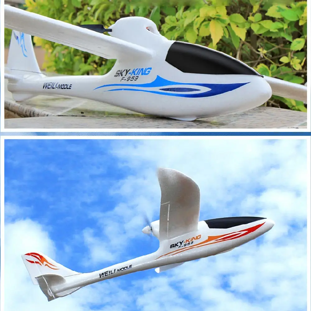 F959SkyKing 2,4G 3CH RC самолет с фиксированным крылом EPP пульт дистанционного управления самолет с мотором N60 уличные игрушки Дрон для детей Подарки