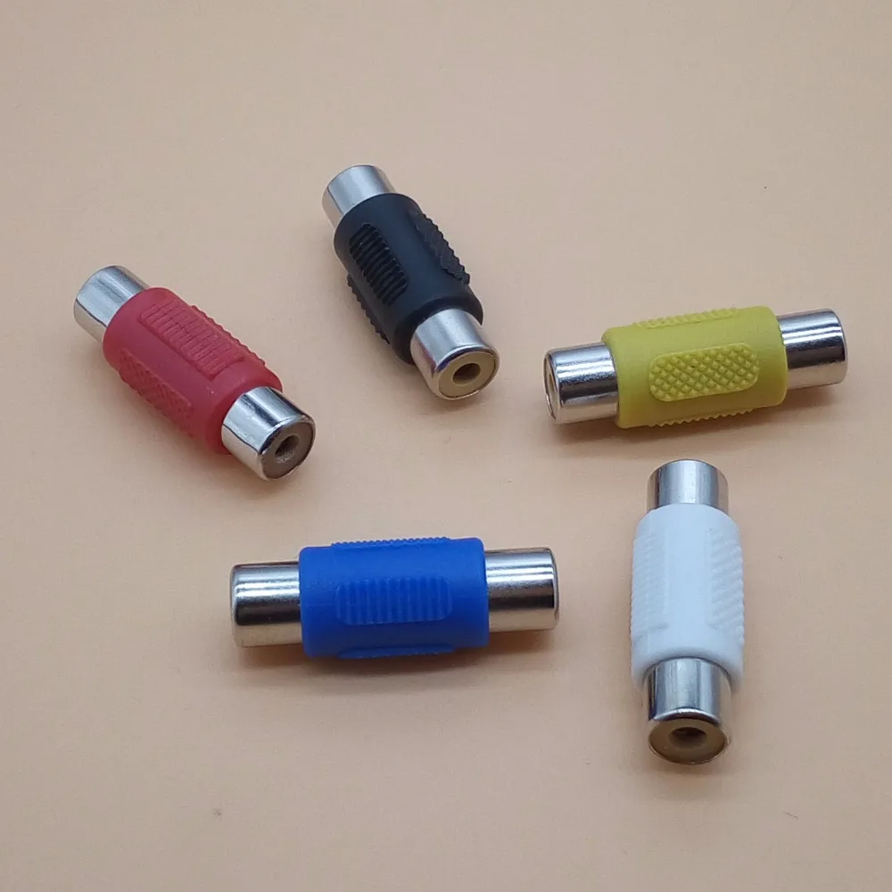 5 шт. аудио видео RCA Женский к соединитель Столярный баррель адаптер |
