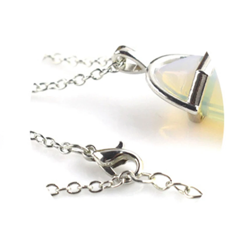 Meetcute подвеска с натуральным кристаллом шестигранная ожерелье камнем в виде