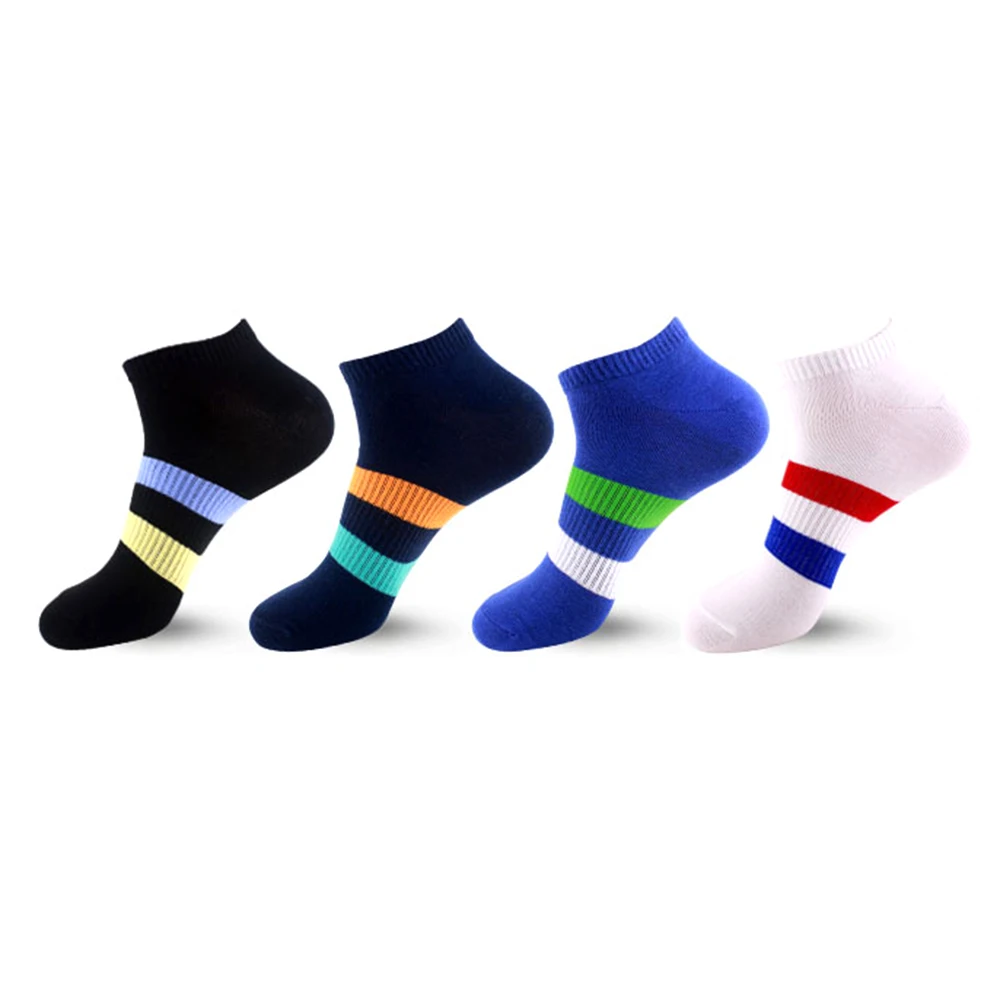 20 пар носков короткие модные дизайнерские мужские хлопковые носки в полоску