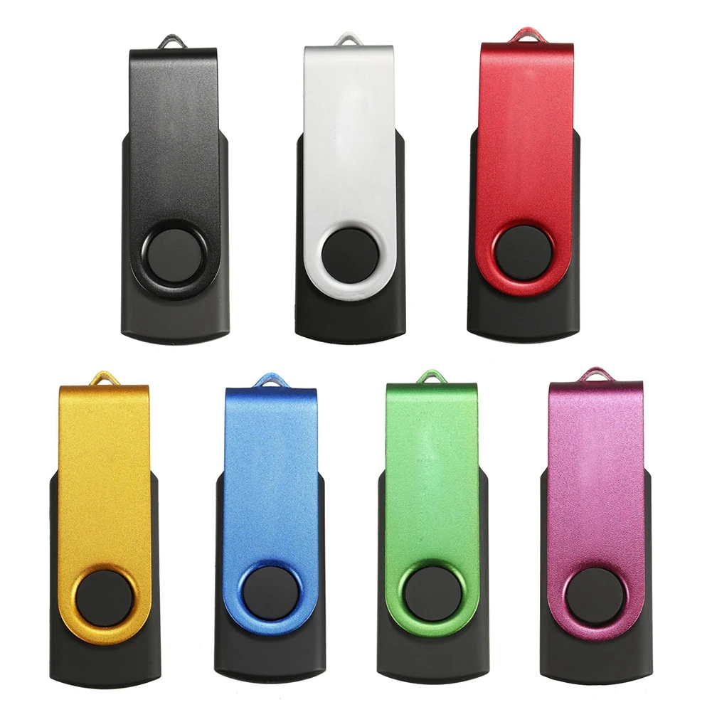 Random color 10 шт. 1 ГБ 1 г USB 2,0 флеш-накопитель для хранения большого пальца Ручка U диск - Цвет: Random color