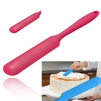 silicone batter spatula cake cream mixer long handled models baking scraper kitchen cooking tool random color