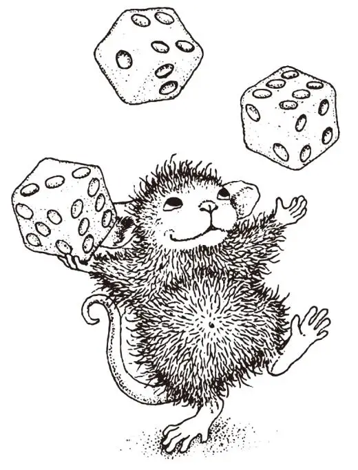 Прозрачный силиконовый штамп/печать мыши для скрапбукинга своими