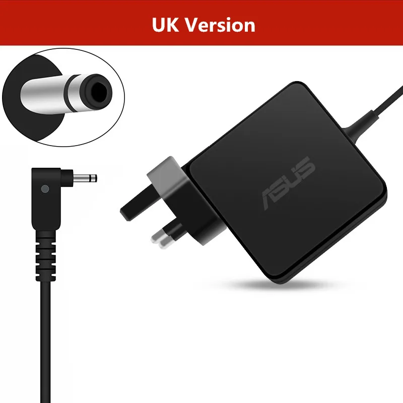 Красный Для ноутбуков Asus Мощность адаптер 3,0*1,1 мм 19 V 2.37A 45 Вт AC Мощность Зарядное устройство для Asus Zenbook UX21 UX21E UX31 UX31E UX31K UX32 UX42E - Цвет: Красный