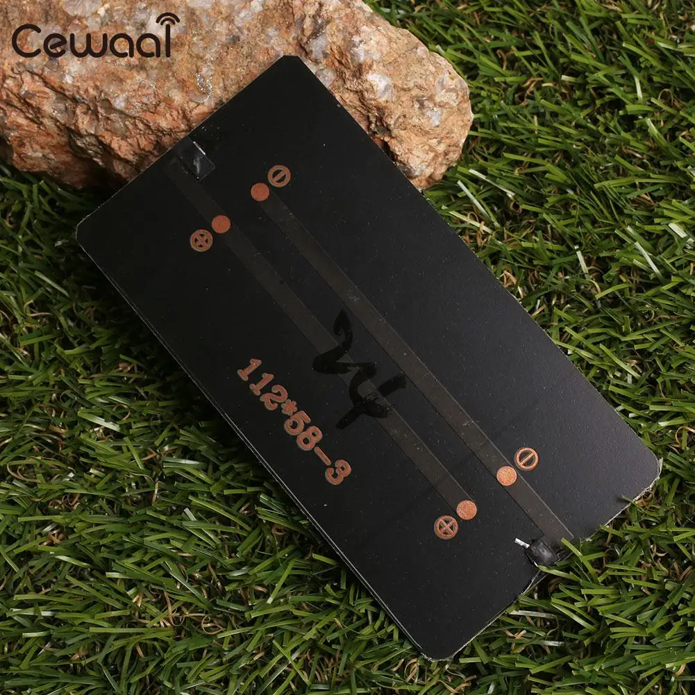 Панель солнечных батарей 5V плата портативный модуль элементов 112X58mm