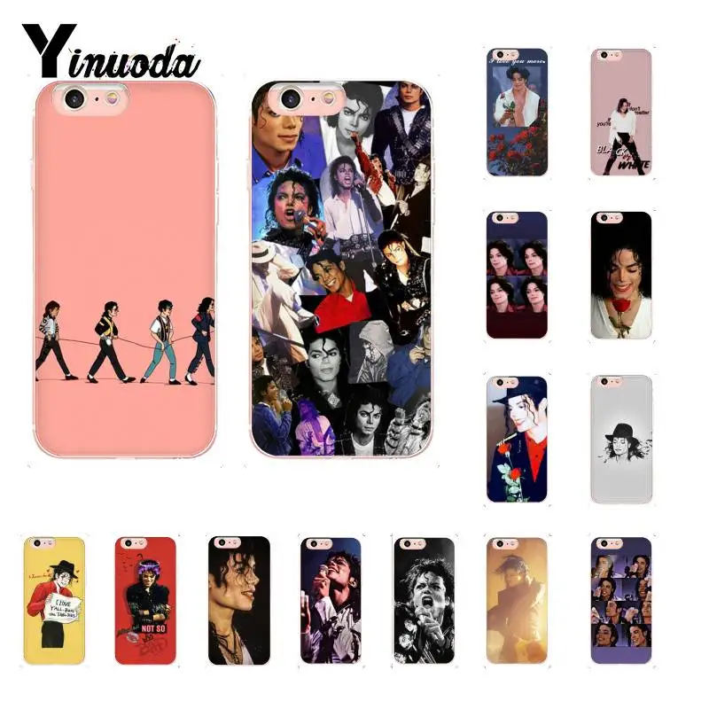 Yinuoda чехол Майкл Джексон мягкий для телефона iPhone 8 7 6 6S Plus X XSMAX 5 5S SE XR 10 Fundas Capa 11 11pro