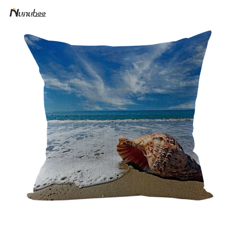 Этническая Цветочные cushioncover paitting Ocean almofada Boho декоративные Pillowscase scandinave cojines Nordic