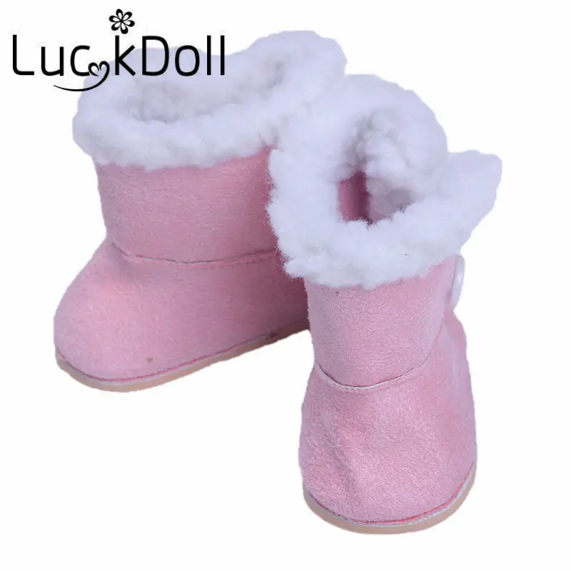 Зимние ботинки LUCKDOLL 18 дюймов американская кукла 43 см аксессуары для одежды