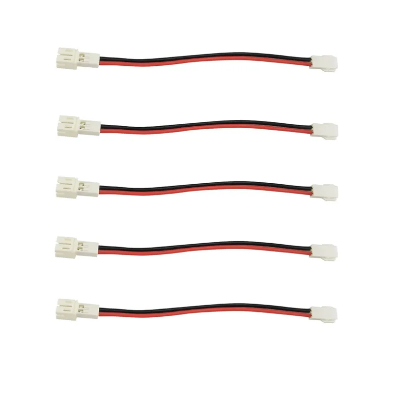 

5pcs 1S 3.7V Lipo Battery Charging Connector Lines for DIY FPV E010 H36 Tiny Whoop Inductrix Mini RC Drone PH2.0 Plug