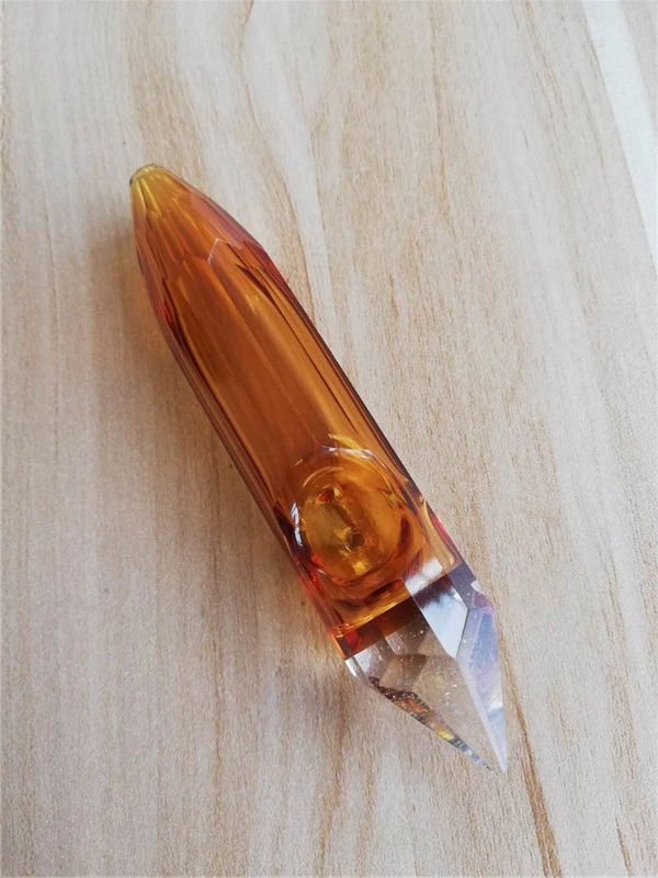 Хрустальная курительная трубка из натурального камня табачная трубка