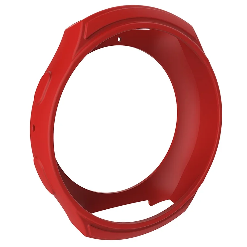 Red Мягкий силиконовый защитный чехол MJeess для samsung Galaxy gear S2 SM-R720 и SM-R730 - Цвет: Red