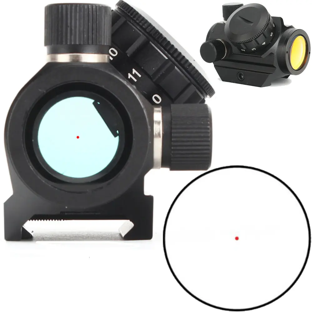 Низкая мощность компактный 1X21 3 MOA Red Dot прицел Вивер Пикатинни Крепление тактический охотничий троп винтовка оптические прицелы