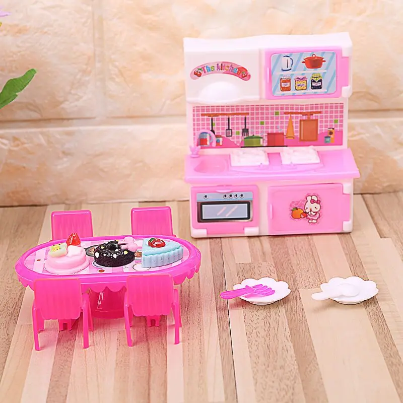 1 набор кукол для кухни игрушки детей детская мебель миниатюрная игрушка