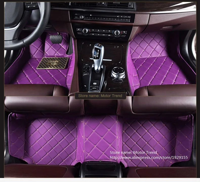 

Customized special car floor mats made for Hyundai 3D PVC leather perfect 100% fit car-styling carpet rugs liners (2011-)