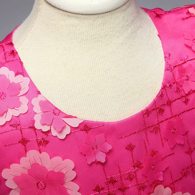 Детское платье на день рождения для маленьких девочек От 2 до 8 Лет Наряд платья