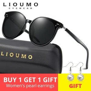 Женские и мужские солнцезащитные очки кошачий глаз, брендовые поляризационные солнцезащитные очки TR90 с HD зеркальными линзами для вождения, защита UV400