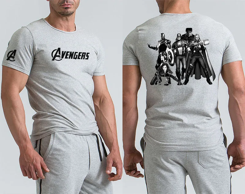 Color 1 3d Рашгард ММА Тренажерный зал Бег Рубашка мужская с коротким рукавом спортивная футболка эластичная Спортивная супергерой фитнес-футболка бег футболки топы - Цвет: Color 1