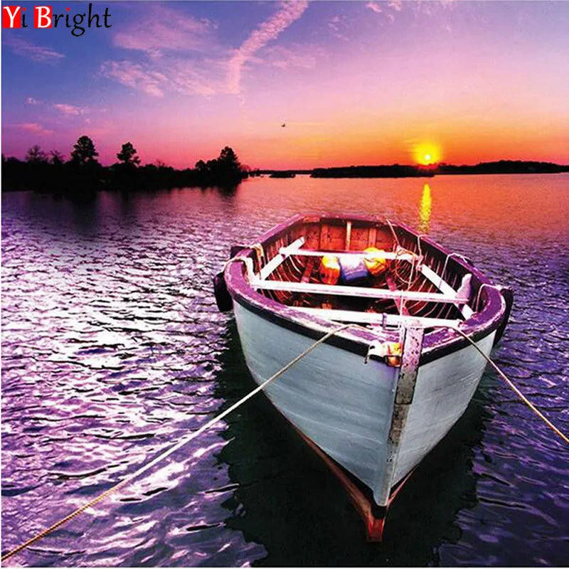 Алмазная живопись сделай сам живописная вышивка крестиком корабль Рубик полный
