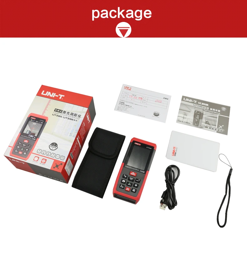 UNI-T Digital Laser Rangefinders Distance Meter Camera USB 80m 120m Tape Distance Measurer Trena Laser Ruler Tool Range Finder