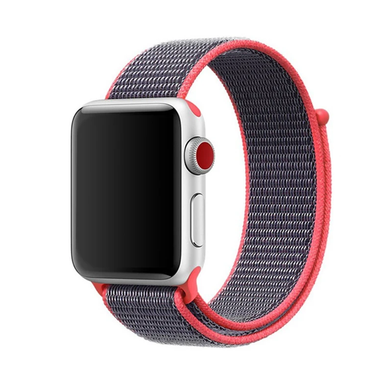 Ремешок для Apple Watch Band Series 3/2/1 спортивный кожаный браслет 38 42 мм ремешок часов