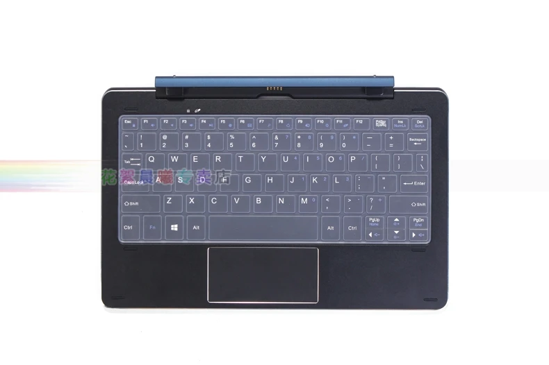 clear Силиконовая защита для клавиатуры ноутбука, чехол для chuwi HI10 AIR 2 в 1 планшета, 10,1 дюймов, защитная пленка для клавиатуры - Цвет: clear