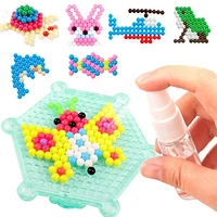 diy water spray magic beads hand making 3d beads puzzle educational toys for children kit ball game wooden toys