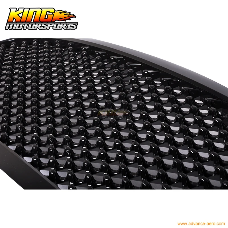 Подходит для 09 10 11 12 Dodge Ram 1500 Cab Black ABS передний капот Гриль решетку США Домашний