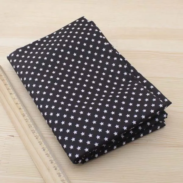 Booksew 7pcs 50cmx50cm Black Cotton Patchwork Fabric For DIY Sewing Quilting Craft Tilda Doll Baby Cloth Textiles|fabric for diy|cotton patchwork