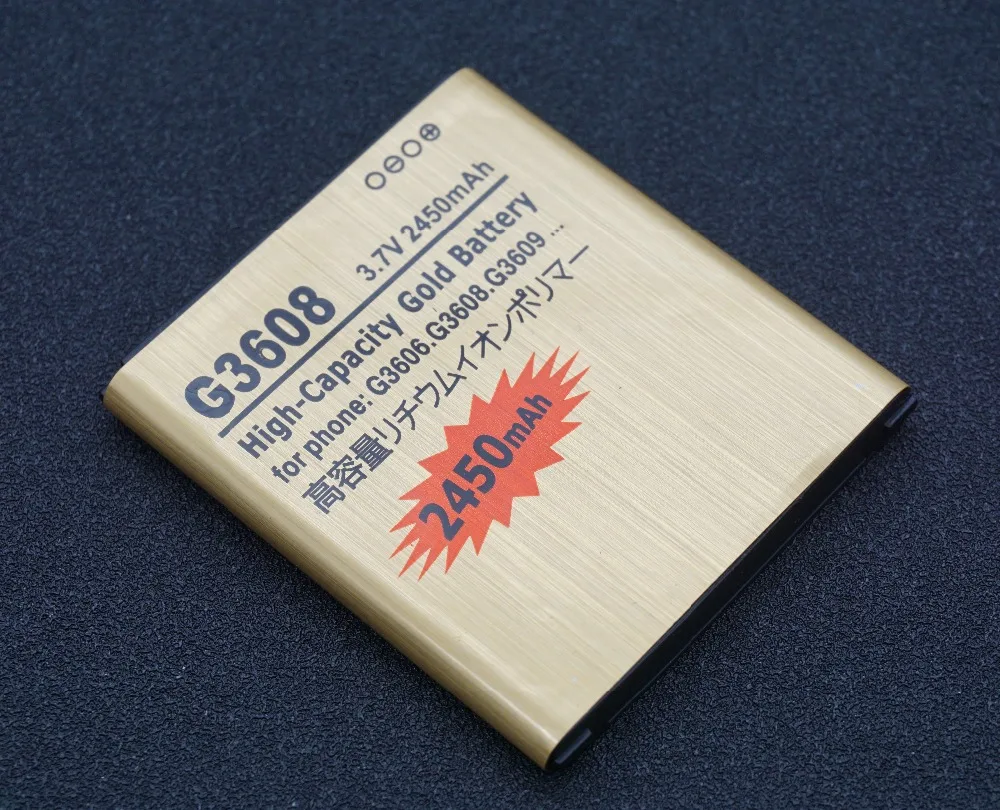 LehonS 10cs/лот 2450 мАч Золотая сменная батарея для Samsung galaxy Core Prime G360 G3608 G3606 G3609 G361 EB-BG360CBU