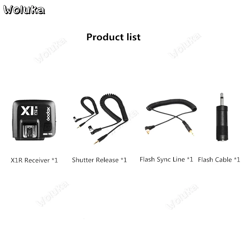 X1 приемник Godox высокоскоростная система триггера вспышки 2 4G беспроводной пульт