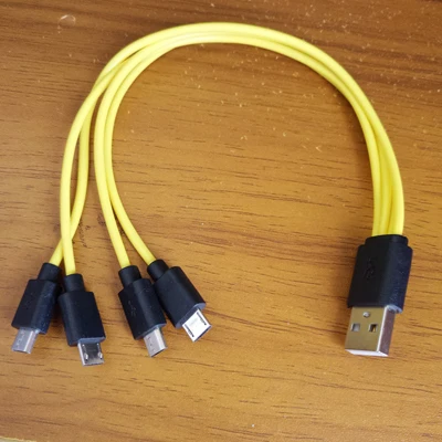 Новое поступление ZNTER Micro usb зарядный кабель для ZNTER AA AAA C размер D размер 18650 USB аккумуляторная батарея - Цвет: 4 in 1