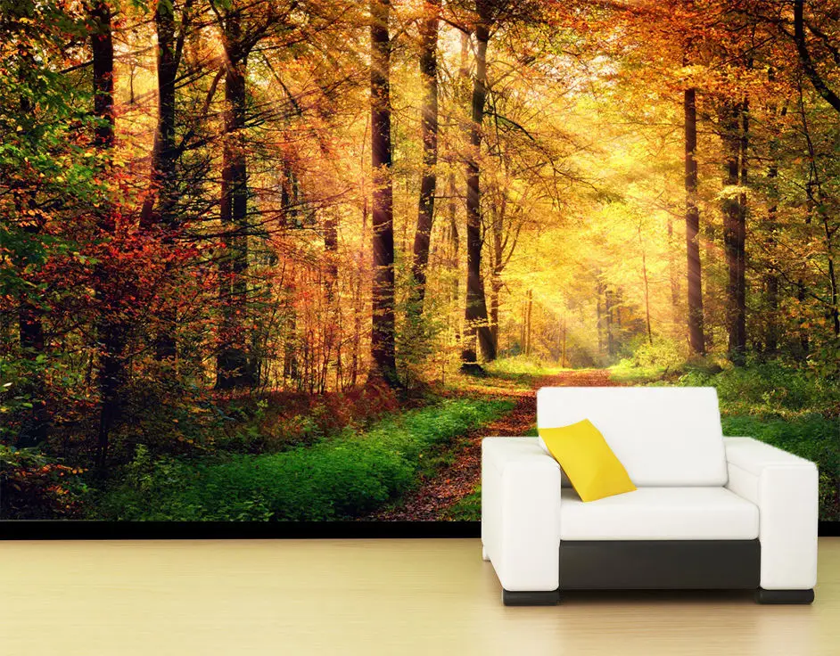 

[Self-Adhesive] 3D Jungle Sunshine 174 Wall Paper mural Wall Print Decal Wall Murals