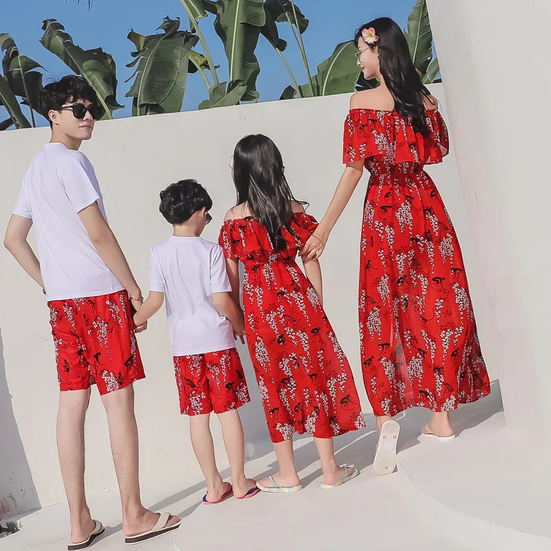 2019 детская одежда для маленьких мальчиков и девочек Одинаковые комплекты семьи