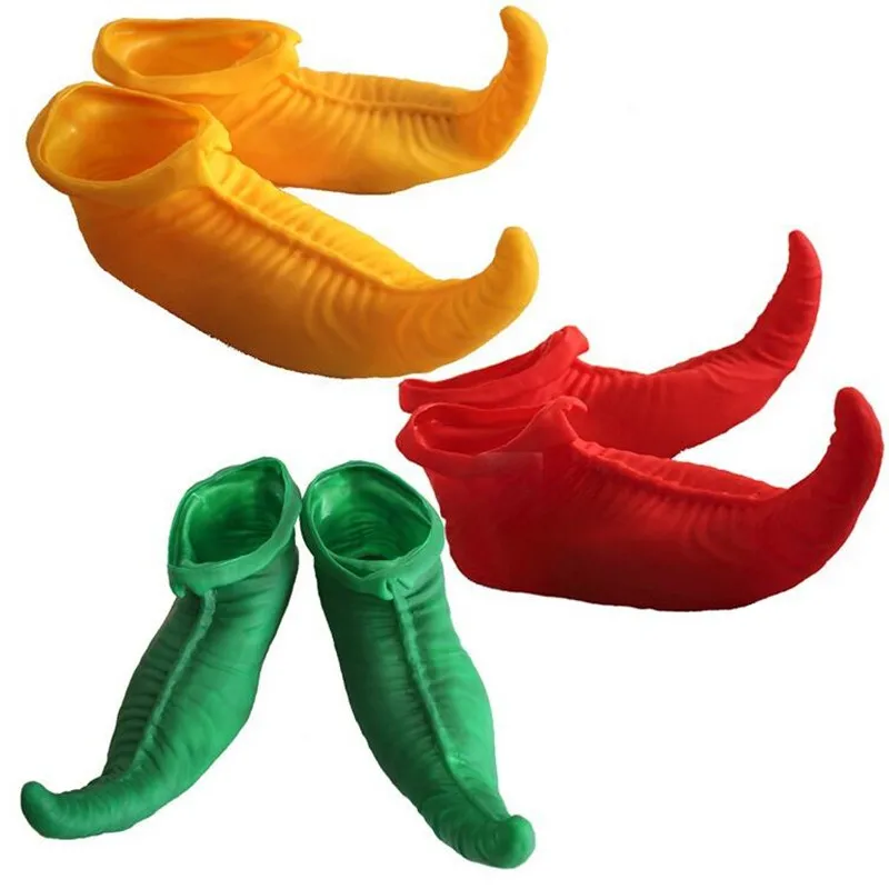 Funny Rubber Pointed Clown Shoes Amusement Park Circus Performance Party Dress Decor Purim Halloween Christmas|purim| |