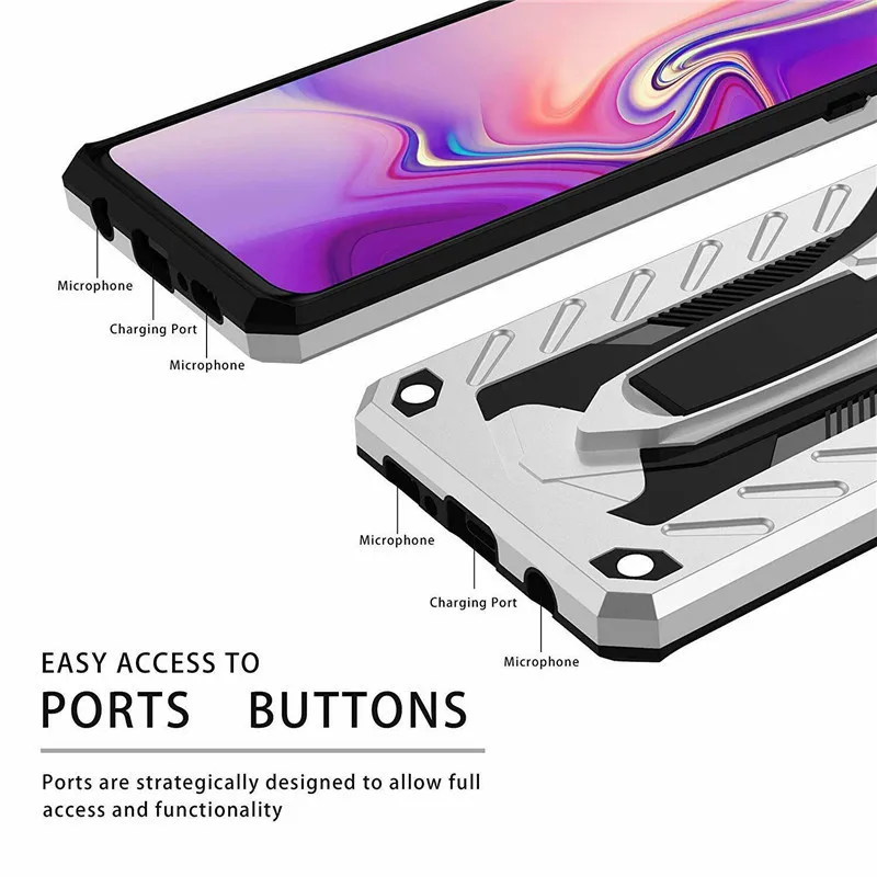 Противоударный Гибридный армированный жесткий чехол для Motorola G7 / Play TPU + PC Moto C G5 E5