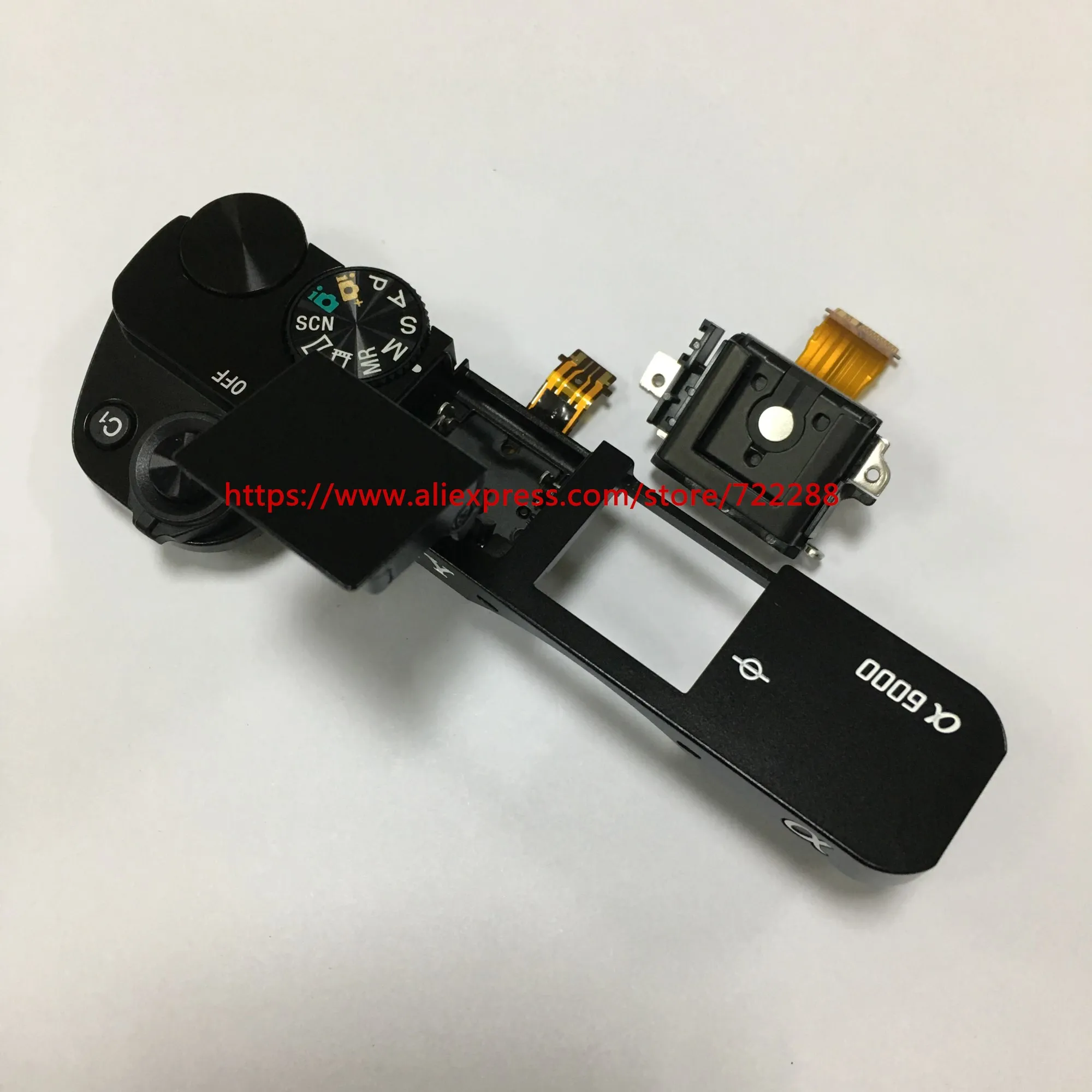 Запчасти для sony ILCE-6000 ILCE-6000L A6000 верхняя крышка чехол сервисный блок в сборе со вспышкой и горячий башмак база