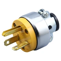 new supply 6 20p 250v 20a 3 pole nema us detachable industry power converter plug inline wire connector for southeast asia