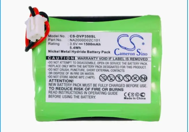 Cameron Sino 1500mAh аккумулятор для двух DVD-P350 NA2000D02C101 DAB цифровой | Электроника