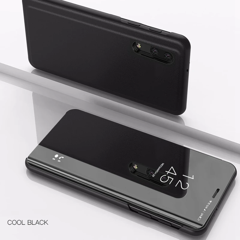 Зеркальный флип-чехол для samsung Galaxy A50 A7 S8 S9 S10 Lite J8 J6 J4 Plus A20 A30 A40 A70 A90 M20 M10 A10 A80 J2 крышка сердечника